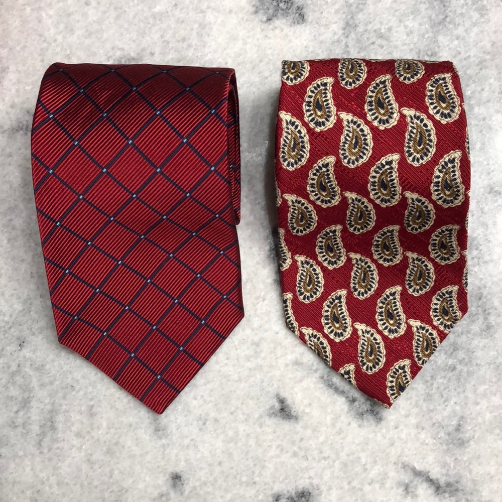 Jos. A. Bank Red Men’s Neck Ties